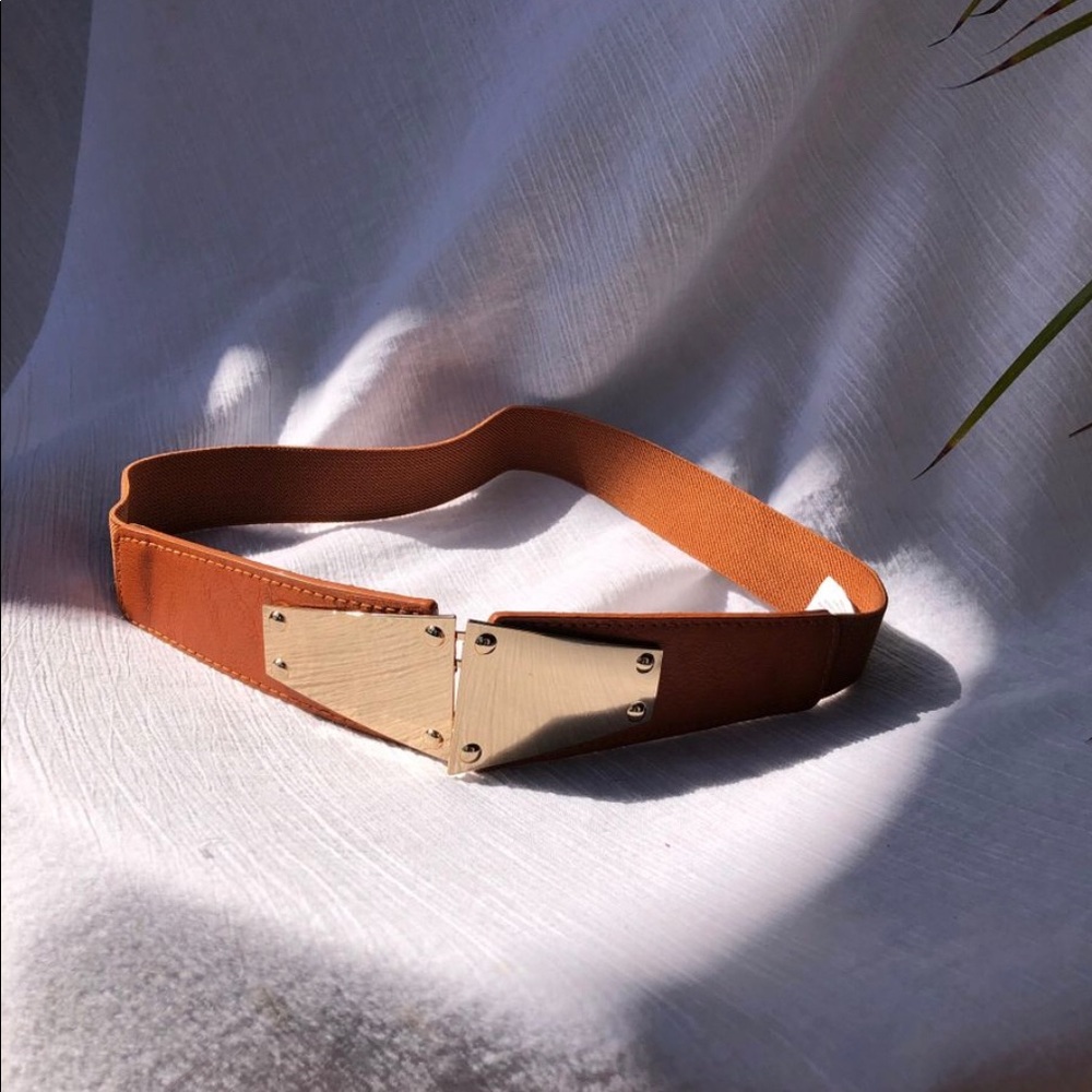 NEW Gold Clasp Thick Belt